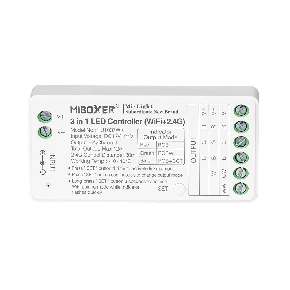 LED Controller · FUT037W+ · 3-in-1 · WiFi