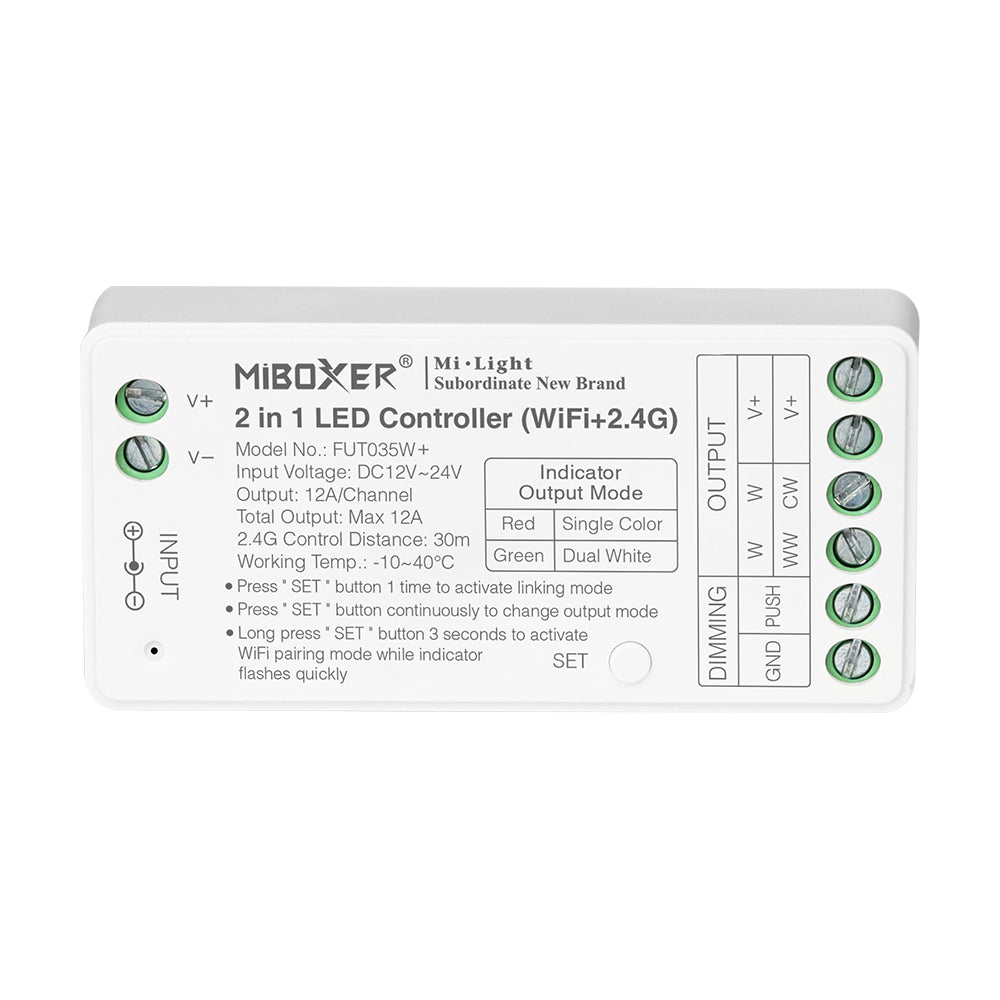 LED Controller · FUT035W+ · 2-in-1 · WiFi