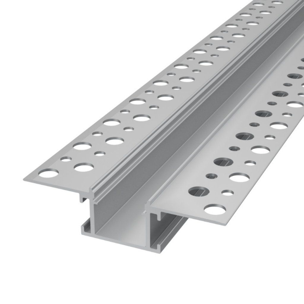 LED Einbauprofil RECESSED 9 – offenes Profil, 2 m