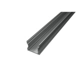 LED Aluprofil SURFACE 2 · 2 m · silber eloxiert
